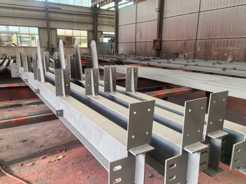 Structure en acier Projet d'installation de la canopée terminée avec succès