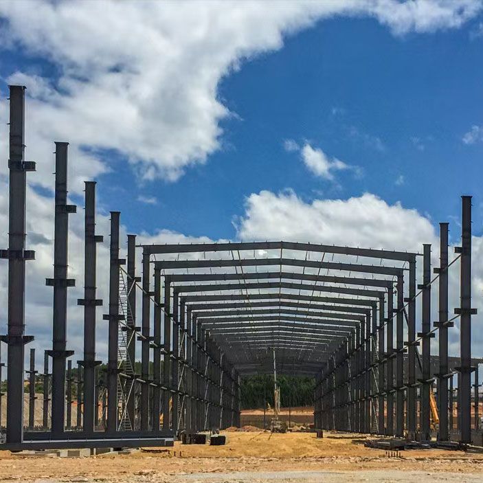 Bâtiment d'usine de structure en acier à plusieurs étages